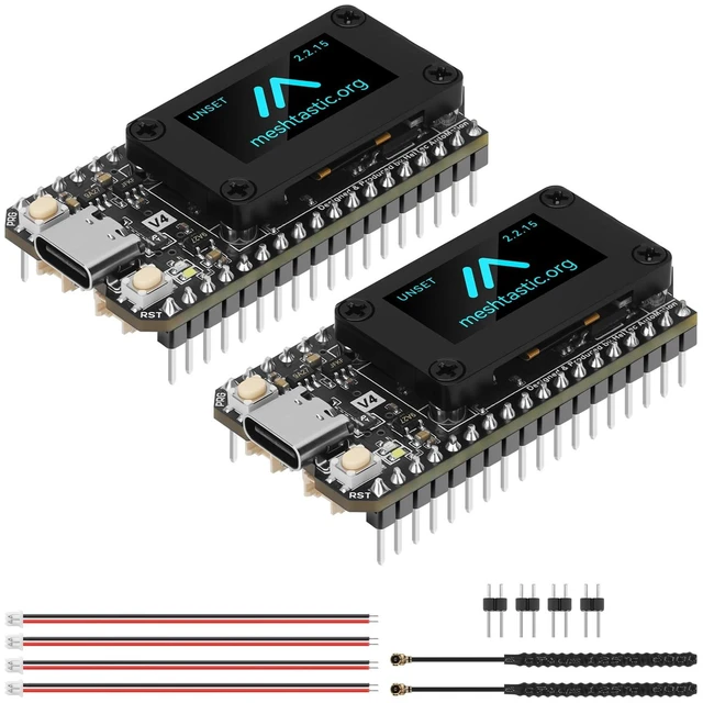 Main image of ESP32 LoRa V4 Development Board for Meshtastic MeshCore LoRaWAN 2pcs