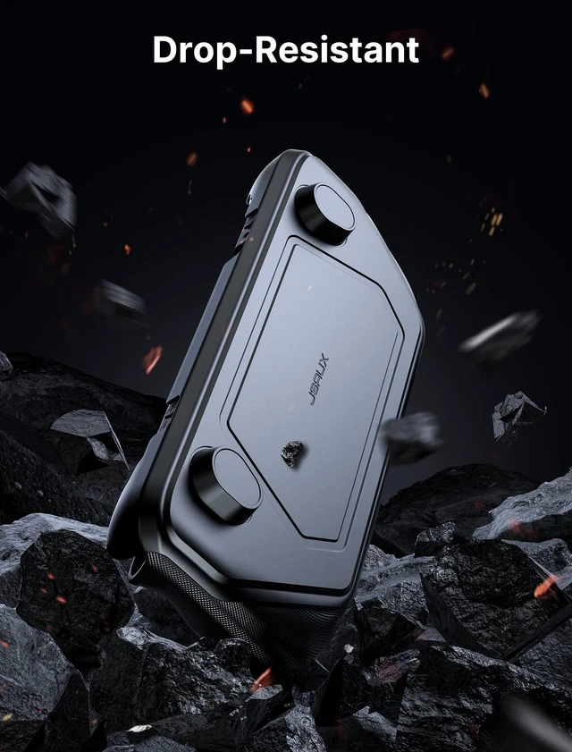Alt view image 3 of 5 - JSAUX ModCase for Steam Deck/Steam Deck OLED, PC0104 Modular Valve Steam Deck Case Include Protective Case, Face Cover, Cooling Fan, Metal Bracket and Strap - Cooler Set
