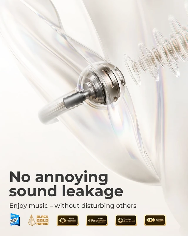 Alt view image 4 of 5 - Sanag S6S Ultra Open Ear Earbuds Clip On Wireless Bluetooth Headphones