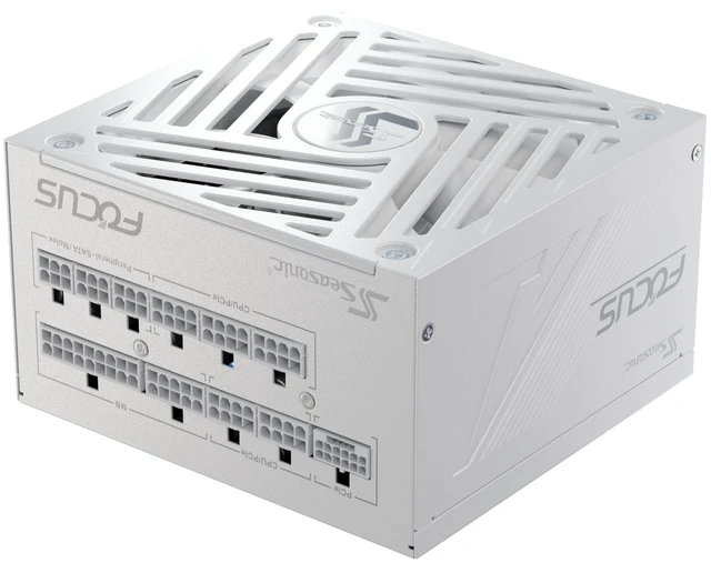 Main image of Seasonic Focus GX-1000 1000W Power Supply ATX 3.1 & PCIe 5.1 Ready White