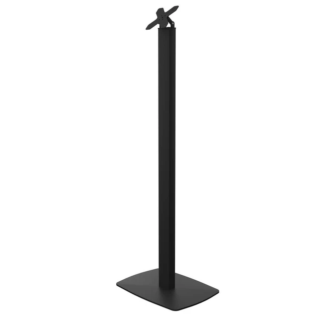 Alt view image 2 of 5 - CTA Digital ADD-CHKB Premium Thin Profile Floor Stand with VESA Plate and Base (Black)