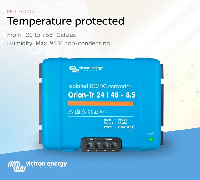 Alt view image 4 of 5 - Victron Energy Orion-Tr DC-DC Converter 24/48V 8.5A 400W IP43 Isolated