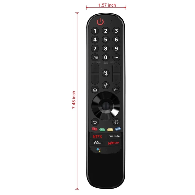 Alt view image 5 of 5 - AN-MR21GC Replace Smart Voice Search Remote fit for LG 2021 OLED TV G1 C1