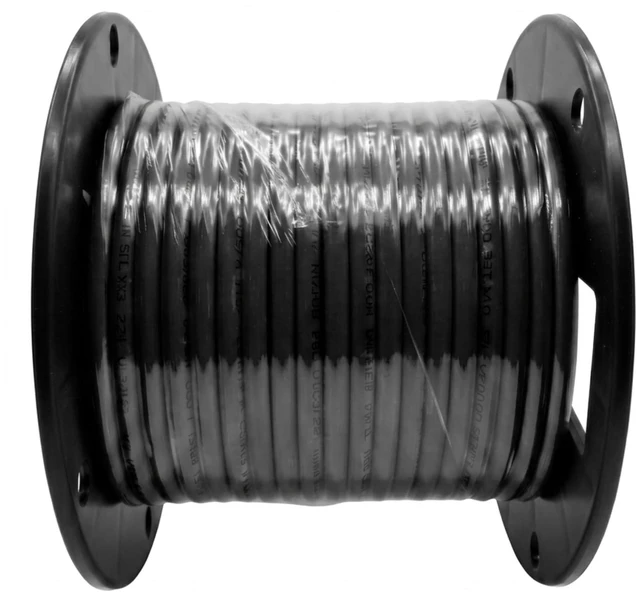 Main image of AiCat Cat6 Ethernet Cable 100ft - 23 AWG, CMR, Insulated Solid Bare Copper Wire Cat6 Cable with Noise Reducing Cross Separator - 550MHZ / 10 Gigabit Speed, UTP Cat6 Cable 100ft PoE++ (4PPoE) - Black