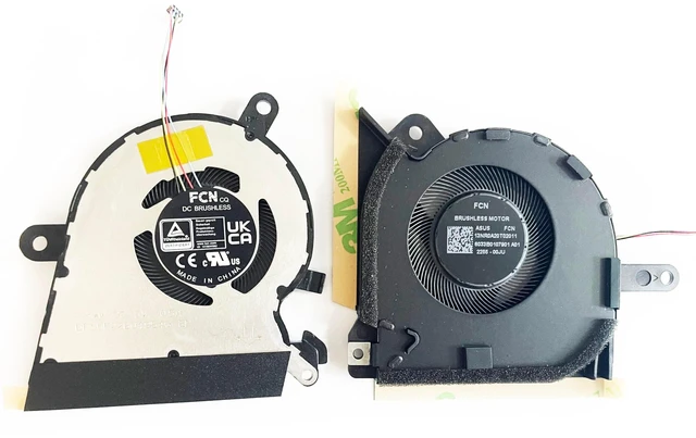 Alt view image 2 of 5 - Fleshy Leaf CPU+GPU Fan Replacement for ASUS ROG Flow X13 (2022) GV301RA