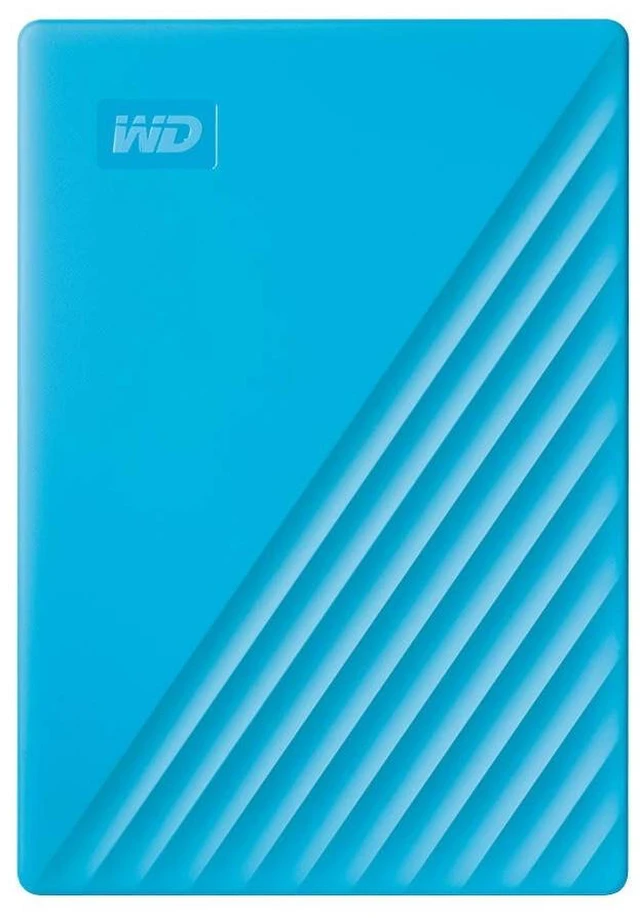 Main image of WD 1TB My Passport, Portable External Hard Drive, Blue, backup software with defense against ransomware, and password protection, USB 3.1/USB 3.0 compatible - WDBYVG0010BBL-WESN