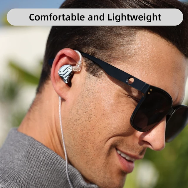 Alt view image 5 of 5 - KZ ZS10 PRO USB C Wired Headphones Type-C in Ear Monitor Headphone,4BA+1DD 5 Driver Gaming Earbuds USB C Wired Earphones, HiFi Clarity Sound Immersive Bass IEMs for Gaming (USBC-with Mic, Blue)