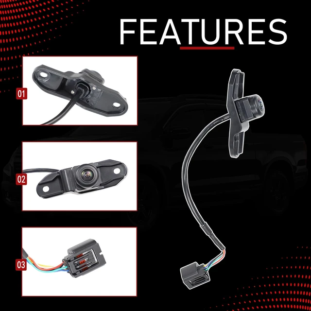 Alt view image 5 of 5 - Motarithl Rear View Backup Camera Compatible with 2017-2019 Honda Ridgeline
