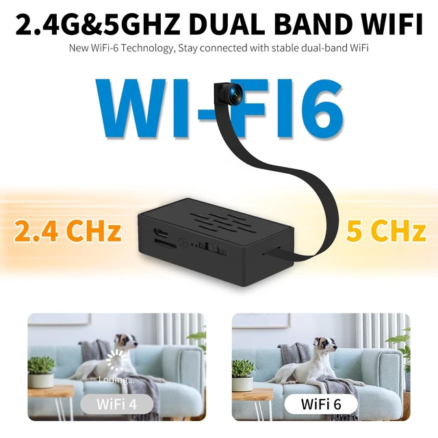Alt view image 5 of 5 - HIGSEEU Mini Camera DIY Module 1080P WiFi Security Camera, Tiny Nanny Cam Module with Motion Detection, Remote Viewing, Loop Recording, Compact Indoor Home Monitoring Camera