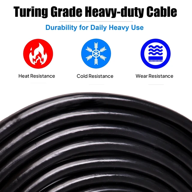 Alt view image 5 of 5 - SUNNAREPOON 4 Conductor Speakon Cables 12AWG NL4 Cable 3FT Blue & Orange