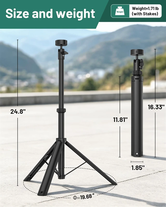 Alt view image 2 of 5 - XMoving Starlink Mini Aluminum Tripod Mount for All Starlink Mini Models