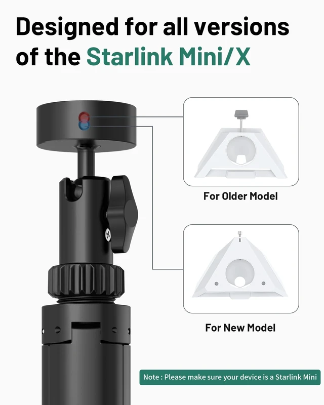 Alt view image 3 of 5 - XMoving Starlink Mini Aluminum Tripod Mount for All Starlink Mini Models