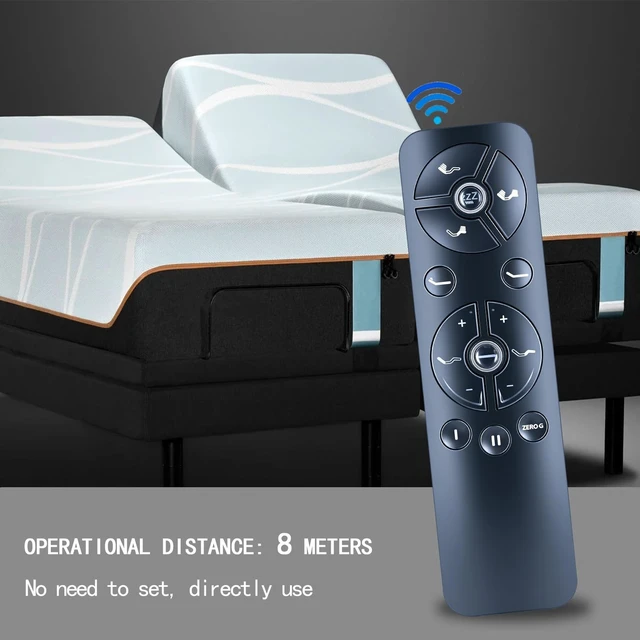 Alt view image 2 of 5 - ZWP Replacement Remote Control for Blissful Nights Ananda 12"Adjustable bed