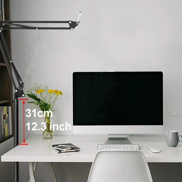 Alt view image 4 of 5 - AYIZON Kiyo V2 Webcam Floor Stand,Metal Folding Webcam Floor Holder compatible with Razer kiyo V2 X,Kiyo V2, kiyo pro, kiyo X, kiyo pro ultra 4K Webcams