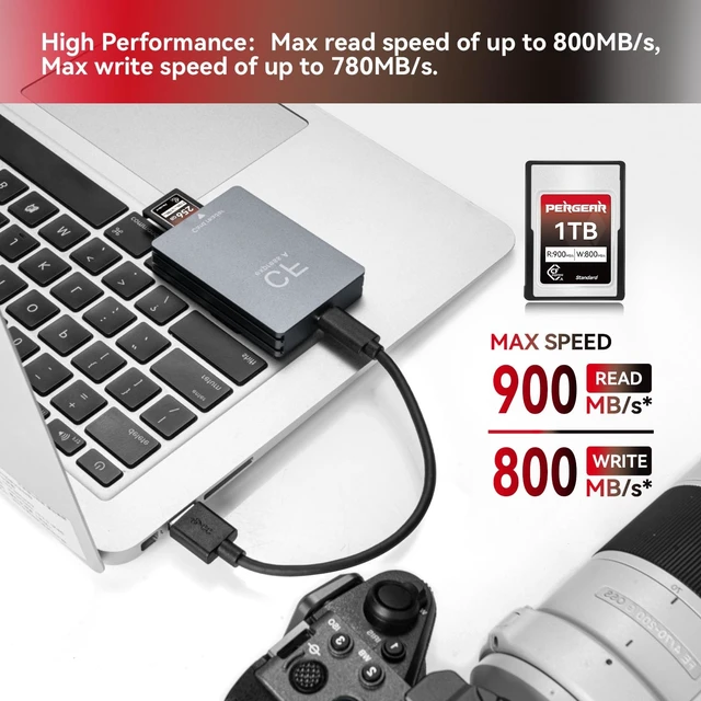 Alt view image 5 of 5 - Pergear 1TB CFexpress Type A Memory Card for Sony Alpha Sony FX Cameras