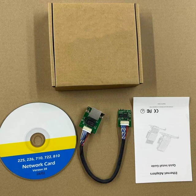 Alt view image 2 of 5 - M.2 A+E Key 2.5G Ethernet Adapter - NIC with Intel I226V Chipset Non-Screw