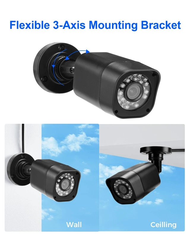Alt view image 5 of 5 - Aiwixen 1080P Wired Security Camera, Add-on CCTV Cam for Surveillance DVR