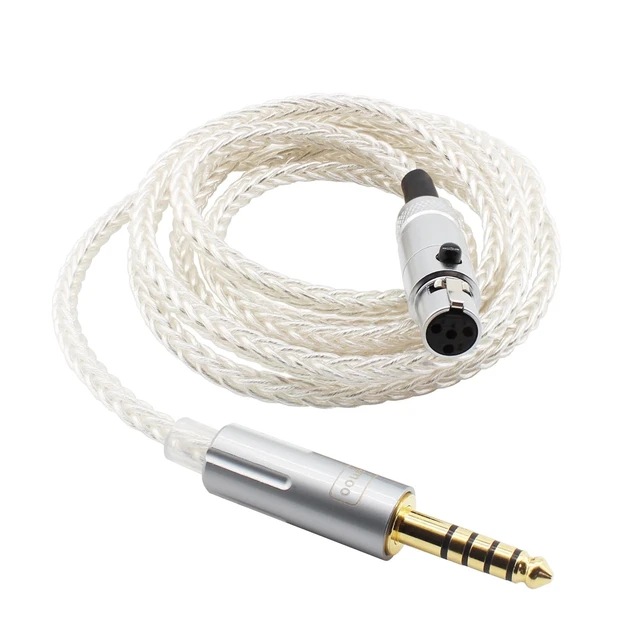 Alt view image 3 of 4 - Youkamoo 4.4mm Balanced Replacement Audio Upgrade Cable Compatible with Sennheiser HD490 PRO HD490 PRO Plus HD480 PRO HD480 PRO Plus Headphones 4-Pin Mini-XLR 10ft/3meters