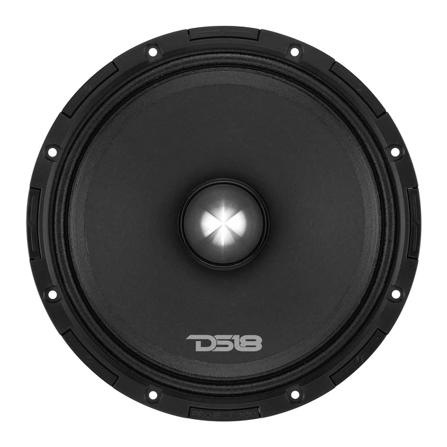 Alt view image 2 of 5 - DS18 PROJECT360.84B 8" Bullet Midrange Speaker, 600W Max Power, 300W RMS, 4 Ohm, 100.2 dB, 1.75" Voice Coil, Patent-Pending Rotating Recone Design for Quick Repair