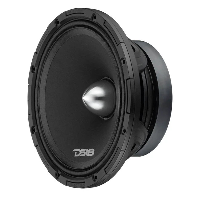 Alt view image 3 of 5 - DS18 PROJECT360.84B 8" Bullet Midrange Speaker, 600W Max Power, 300W RMS, 4 Ohm, 100.2 dB, 1.75" Voice Coil, Patent-Pending Rotating Recone Design for Quick Repair