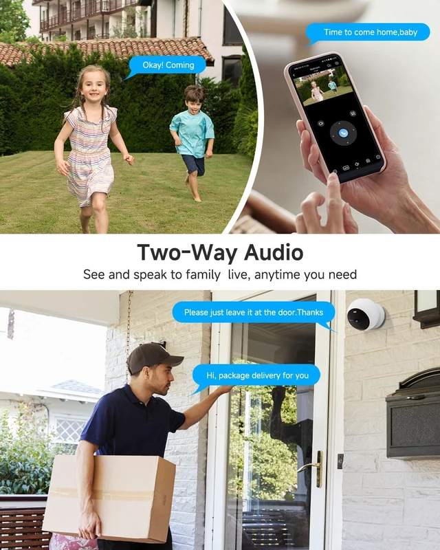 Alt view image 5 of 5 - Noorio B200 Outdoor Security Camera Wireless, 8GB Storage Magnetic Camera
