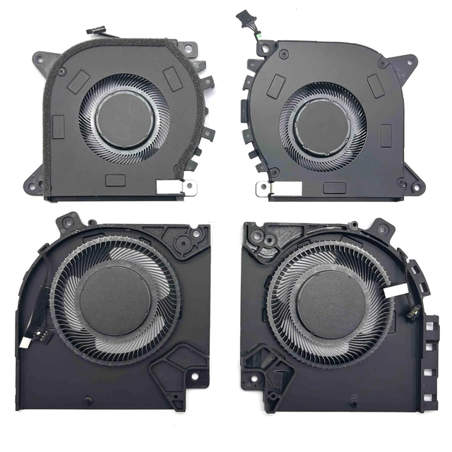 Alt view image 2 of 5 - BestParts New CPU+GPU+Small Cooling Fan Replacement for Alienware x15 R1, P/N: CN-082VD4 CN-0V0G61, CN-02H5HD CN-07M2CV, 82VD4 V0G61 2H5HD 7M2CV (4 Fans)