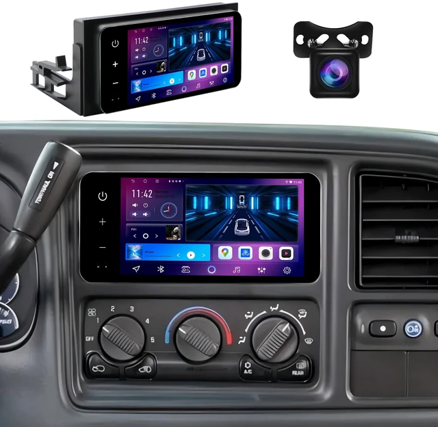 Main image of AMEROBO Car Stereo for Chevy C/K 1995-1999, Silverado, GMC Sierra 1999-2002