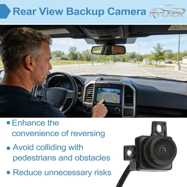 Alt view image 2 of 5 - RYLNOK Rear View Backup Camera Parking Assist Camera