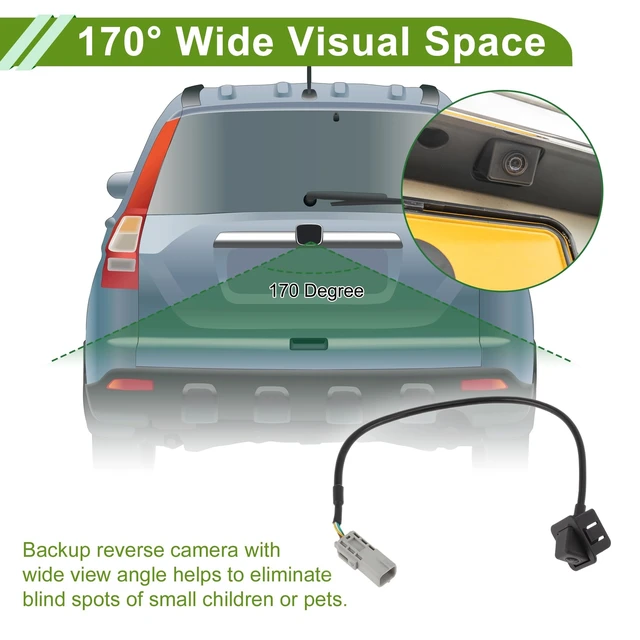 Alt view image 3 of 5 - FUELHOOD Car Park Assist Camera Rear View Backup Reverse Camera for Buick Envision 2016 No.84093580/84163768/22926660 1 Pc