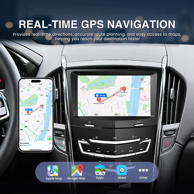 Alt view image 4 of 5 - Car Radio for Cadillac ATS XTS SRX CTS 2013-2019