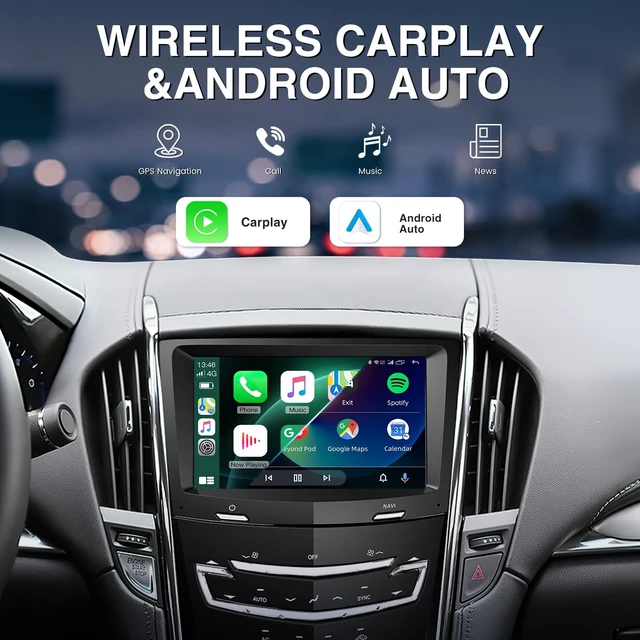 Alt view image 3 of 5 - Car Radio for Cadillac ATS XTS SRX CTS 2013-2019