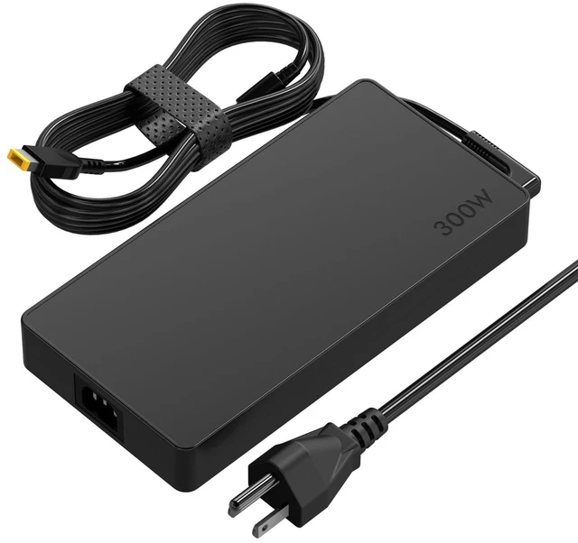 Main image of 300W 20V 15A Laptop Charger Replacement for Lenovo Legion 5 5i 5P 7 7i pro 15 16 17 R9000P R9000K Y9000K Y9000X, Fit for ADL300SDC3A GX21F23045 SA10R16956 5A10W86289 AC Power Adapter Supply Cord