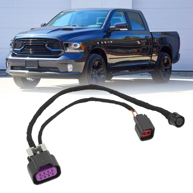 Alt view image 3 of 5 - Backup Camera Wiring Harness Fit for Dodge Ram 1500 2500 3500 2013 2014 2015 2016 2017 2018 68189124AC