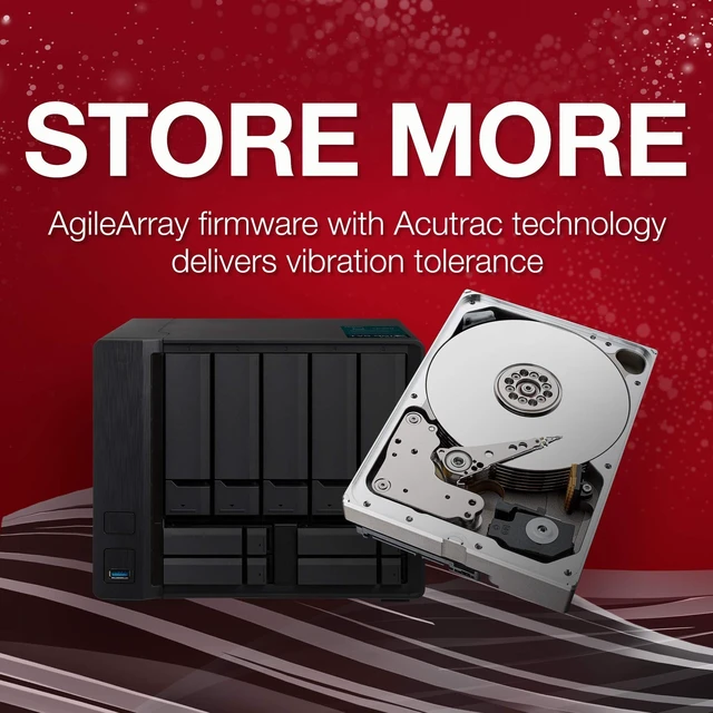 Alt view image 4 of 5 - Seagate IronWolf 10Tb NAS Internal Hard Drive HDD 3.5 Inch SATA 6GB/S 7200 RPM 256MB Cache for Raid Network Attached Storage (ST10000VN0004)