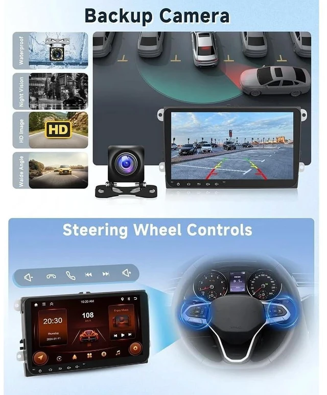 Alt view image 5 of 5 - 4+64G Double Din Car Stereo for Nissan Pathfinder 2005-2010, 7" Touch Screen Radio for Nissan Versa 2006-2011 Head Unit Backup Camera with Wireless Carplay Android GPS Navi Bluetooth WiFi Mirro
