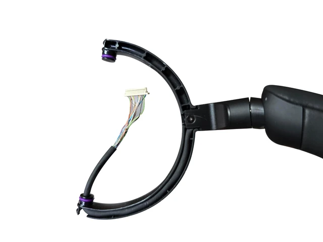 Alt view image 5 of 5 - Knomix Headband Hanger Bracket Swivel Hinge Replacement Parts for Sony WH-1000XM5 Headphone (Left+Right-Black)