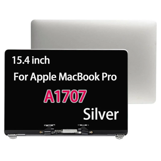 Alt view image 2 of 4 - A1707 Screen Replacement A1707 LCD for MacBook Pro 2016 2017 Silver