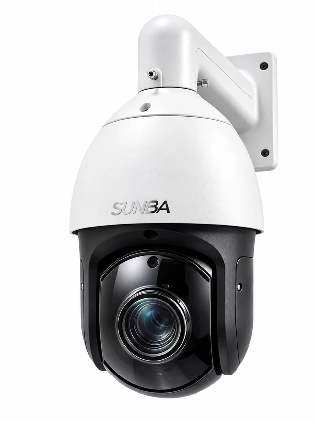 Main image of SUNBA 4K PoE+ Auto Tracking PTZ IP Camera Outdoor, 36X Optical Zoom High Speed Security Dome, 2-Way Audio & Bulit-in TF Card Slot, Deep A I& Long Range Infrared Night Vision up to 1500ft