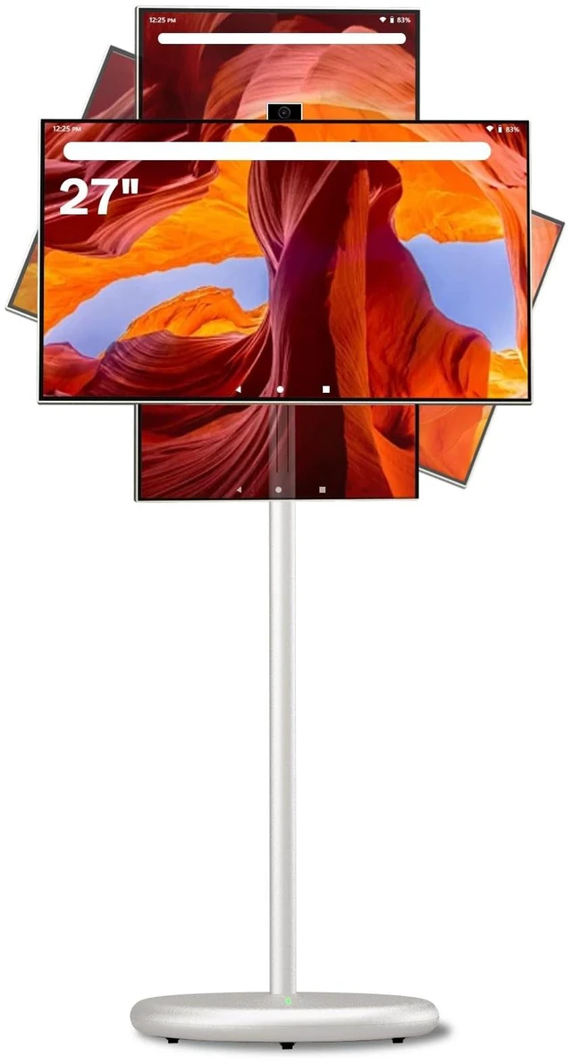 Main image of 27" FHD Portable Smart TV,6GB+128GB Storage Android 13 Touch Monitor(White)