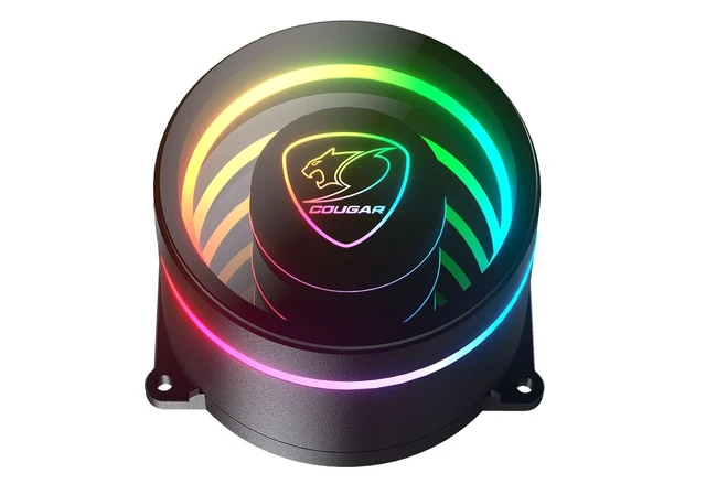 Alt view image 2 of 5 - COUGAR Poseidon Elite 360 ARGB High Performance Liquid Cooler^^12.1cm Radiator^^3x120mm ARGB Fans^^Black (3MPSD360.0001)