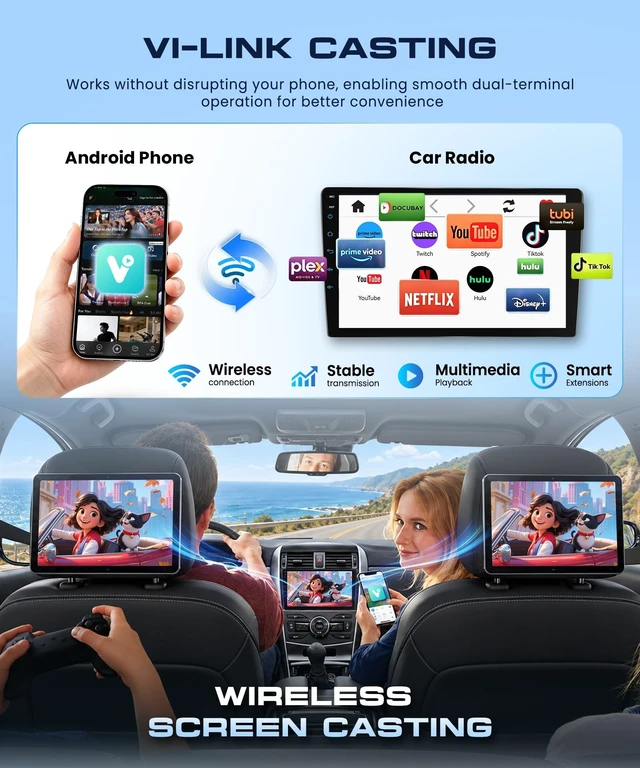 Alt view image 3 of 5 - Podofo Fast Boot Linux Car Radio for Honda CRV 2002-2005 Wireless Carplay