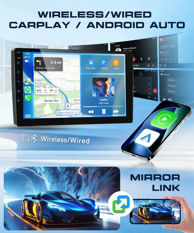 Alt view image 4 of 5 - Podofo Fast Boot Linux Car Radio for Honda CRV 2002-2005 Wireless Carplay