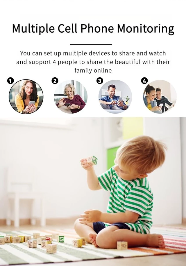 Alt view image 5 of 5 - OVWE Mini Hidden Camera, 1080P Night Vision Spy CameraWide-Angle Home Security Camera with Motion Detection