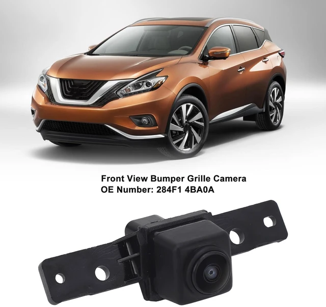Alt view image 2 of 5 - Front View Bumper Grille Camera, High Definition Camera, Clear Imagery for Murano, Rogue 2015-2019