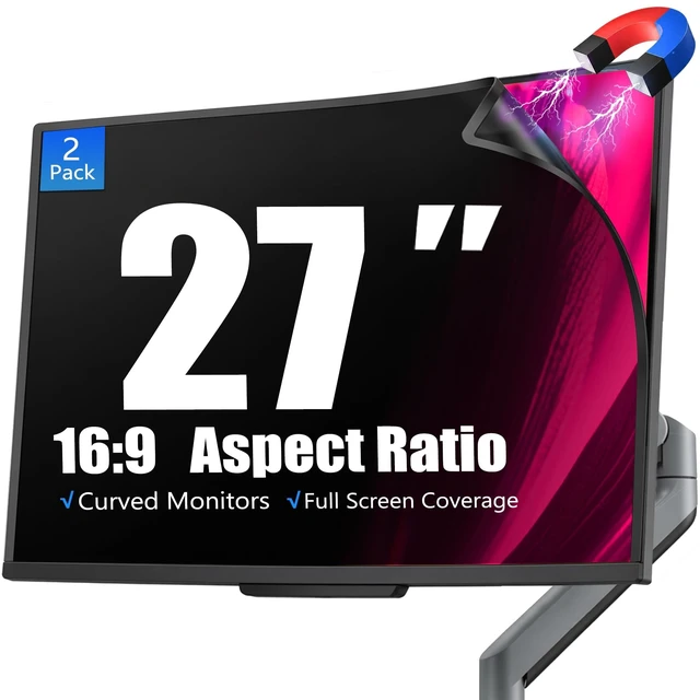 Main image of Twugs [2 Pack Magnetic Computer Privacy Screen for 27 Inch Monitor