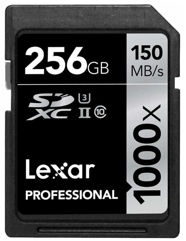 Main image of Lexar Professional 1000x 256GB SDXC UHS-II Card