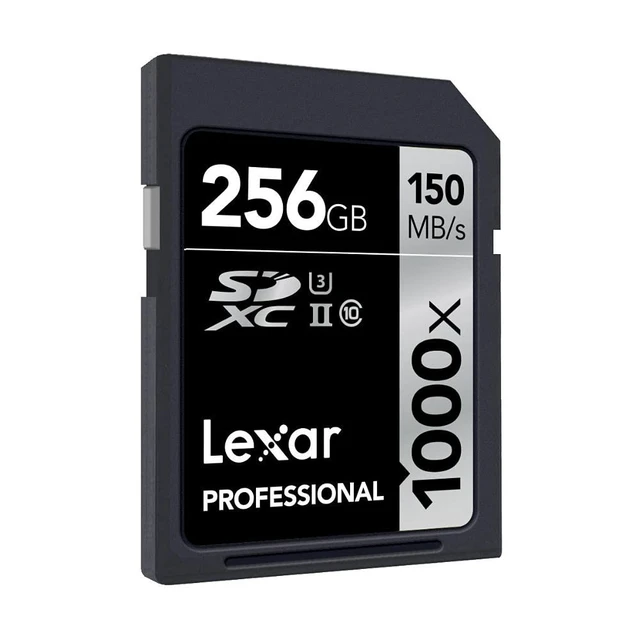 Alt view image 3 of 3 - Lexar Professional 1000x 256GB SDXC UHS-II Card