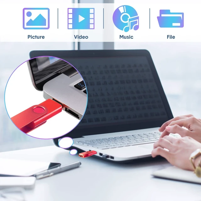 Alt view image 4 of 5 - Xuhal 50 Pcs 128mb Flash Drive Pack Portable USB Thumb Drives with Lanyards Flash Memory Storage Device Swivel Thumb Bulk for Data Storage Backup Transport Migration, Mixed 10 Color