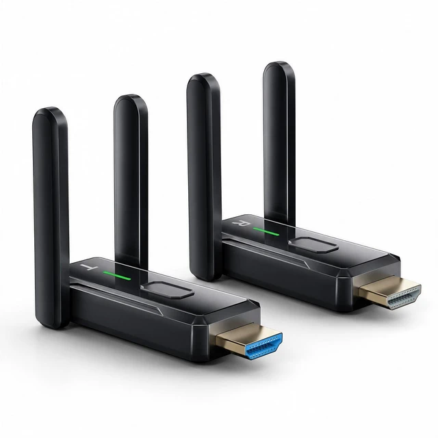 Main image of PWAYTEK Wireless HDMI Transmitter and Receiver, 0.1s 4K 1080P Black