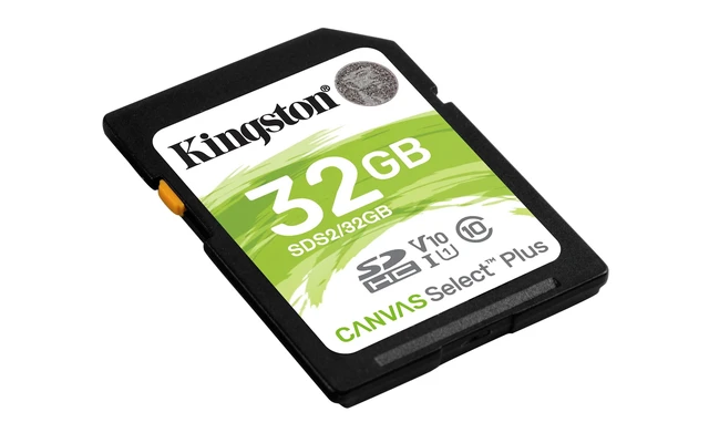 Alt view image 2 of 5 - Kingston 32GB SDHC Canvas Select Plus 100MB/s Read Class 10 UHS-I U1 V10 Memory Card (SDS2/32GB)